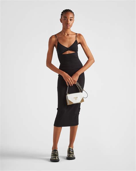 black prada sundress|designer prada dresses.